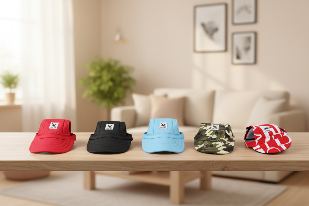 Foto profesional 5 gorras para mascotas